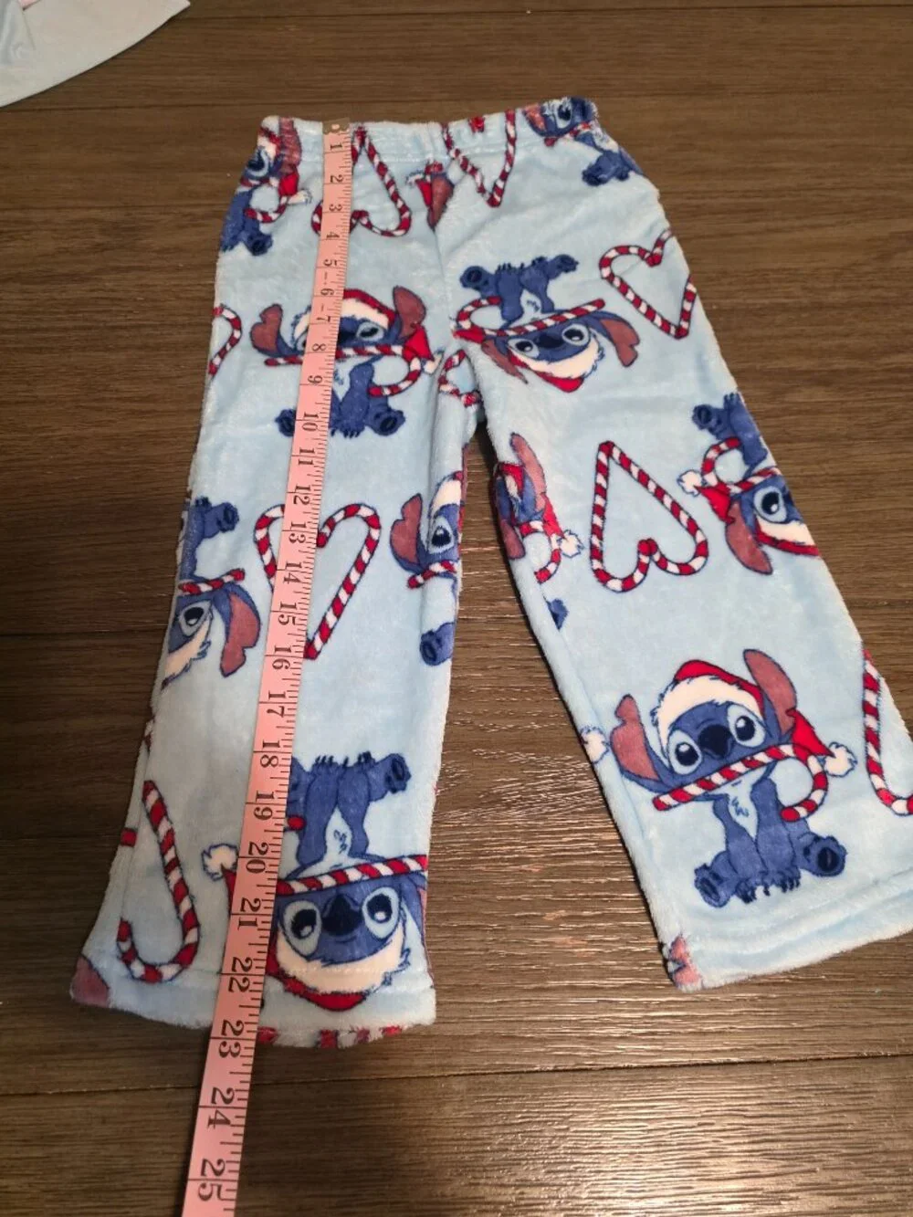 Disney Stitch Christmas Pajama Set NWT 4T Candy Cane 2 Piece Holiday